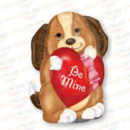 baloane cu heliu câine be mine 60x43cm